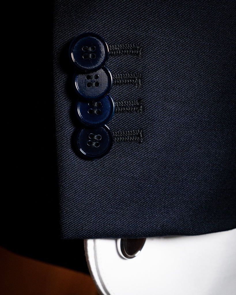 Abito Bernini Blu Navy con Gilet Verde