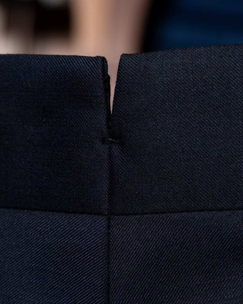 Abito Bernini Blu Navy con Gilet Verde