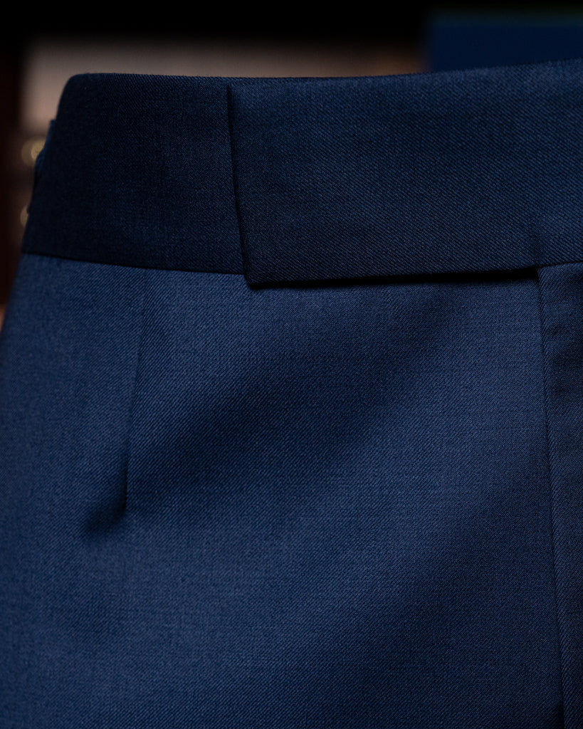 Bernini 3 Pieces Blue Suit with Gold Lining