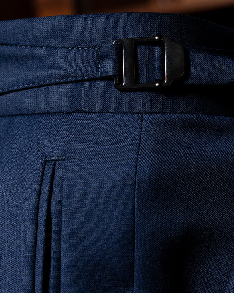 Bernini 3 Pieces Blue Suit with Gold Lining