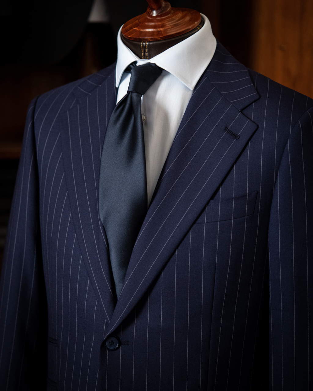 Abito Giotto Blu Gessato