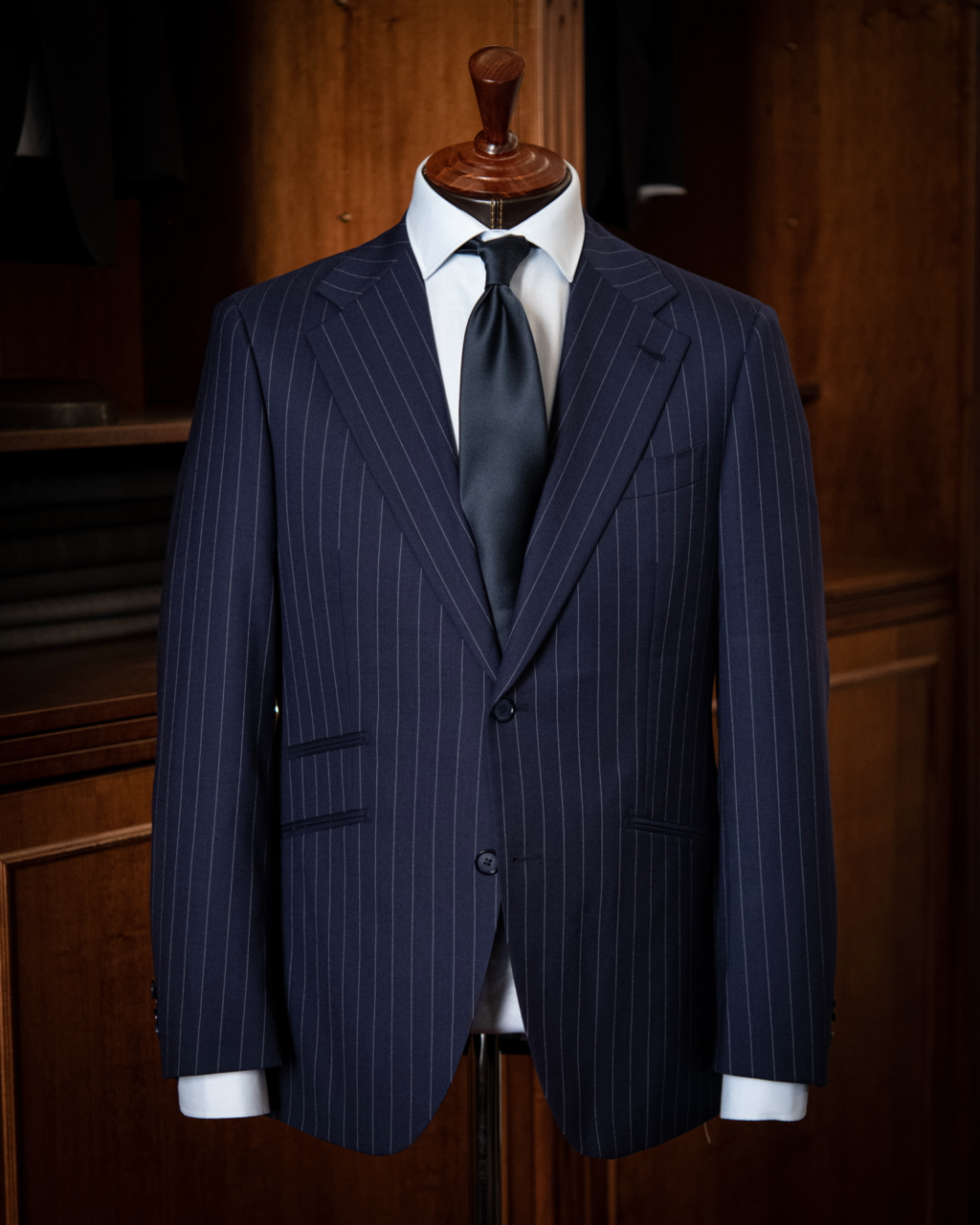 Abito Giotto Blu Gessato