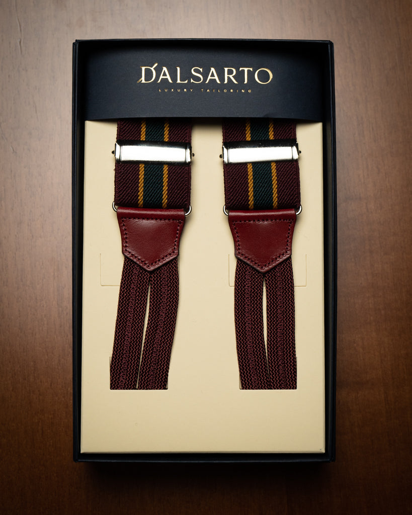 Red Striped Suspenders