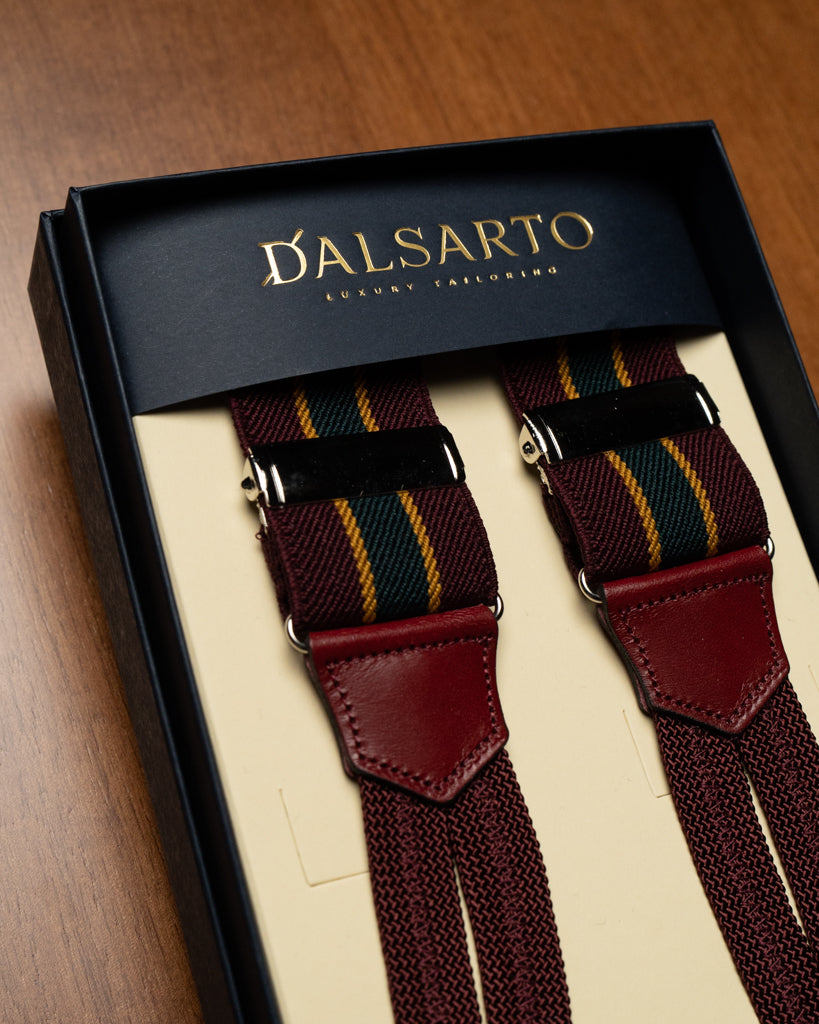 Red Striped Suspenders