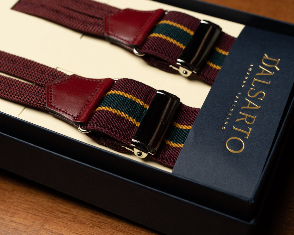 Red Striped Suspenders