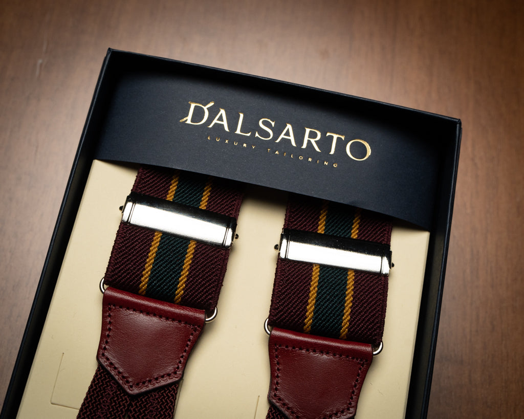 Red Striped Suspenders