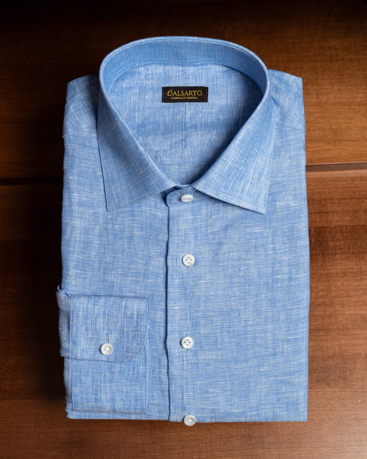 Camicia Azzurra in Lino