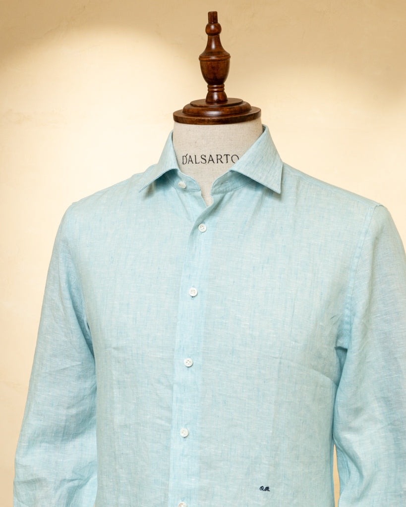 Camicia Azzurro Chiaro in Lino
