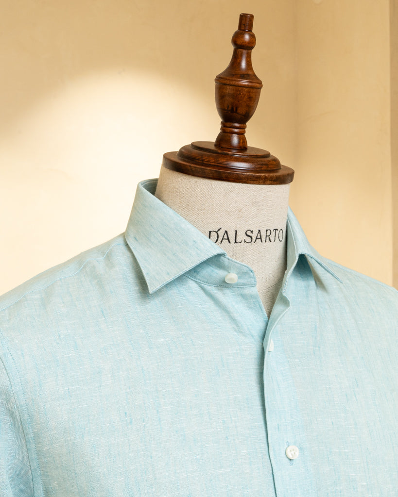 Bellini Light Blue Linen Shirt