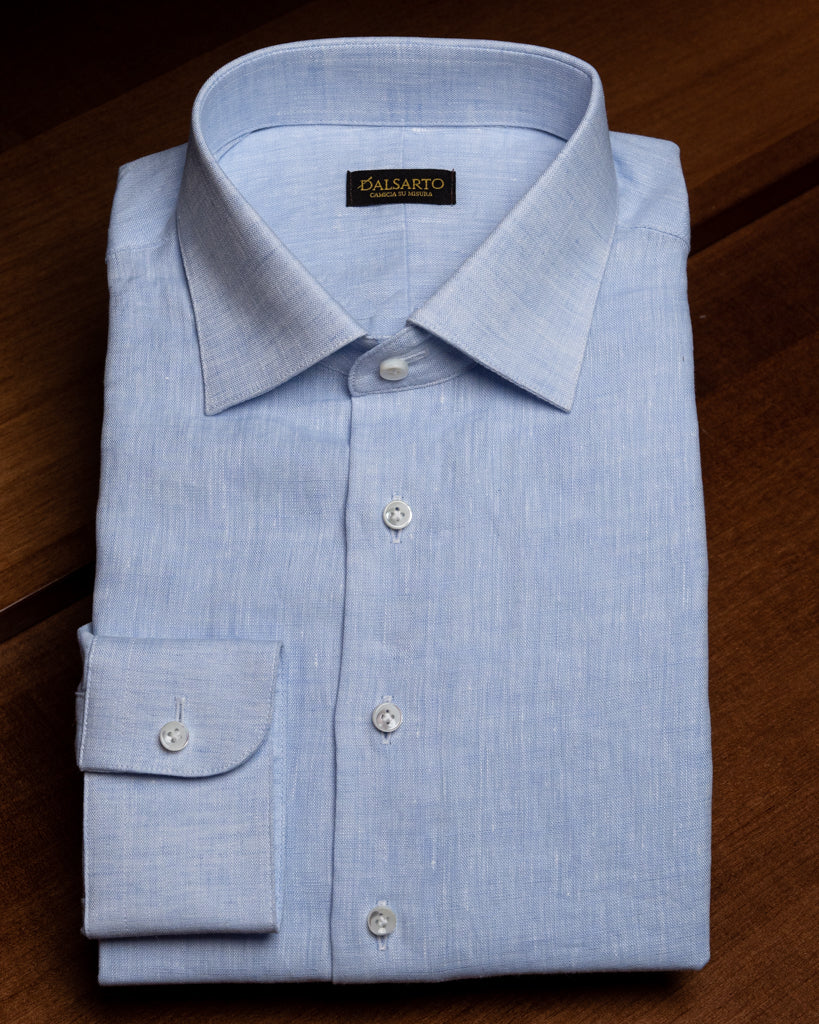 Camicia Azzurro Lino