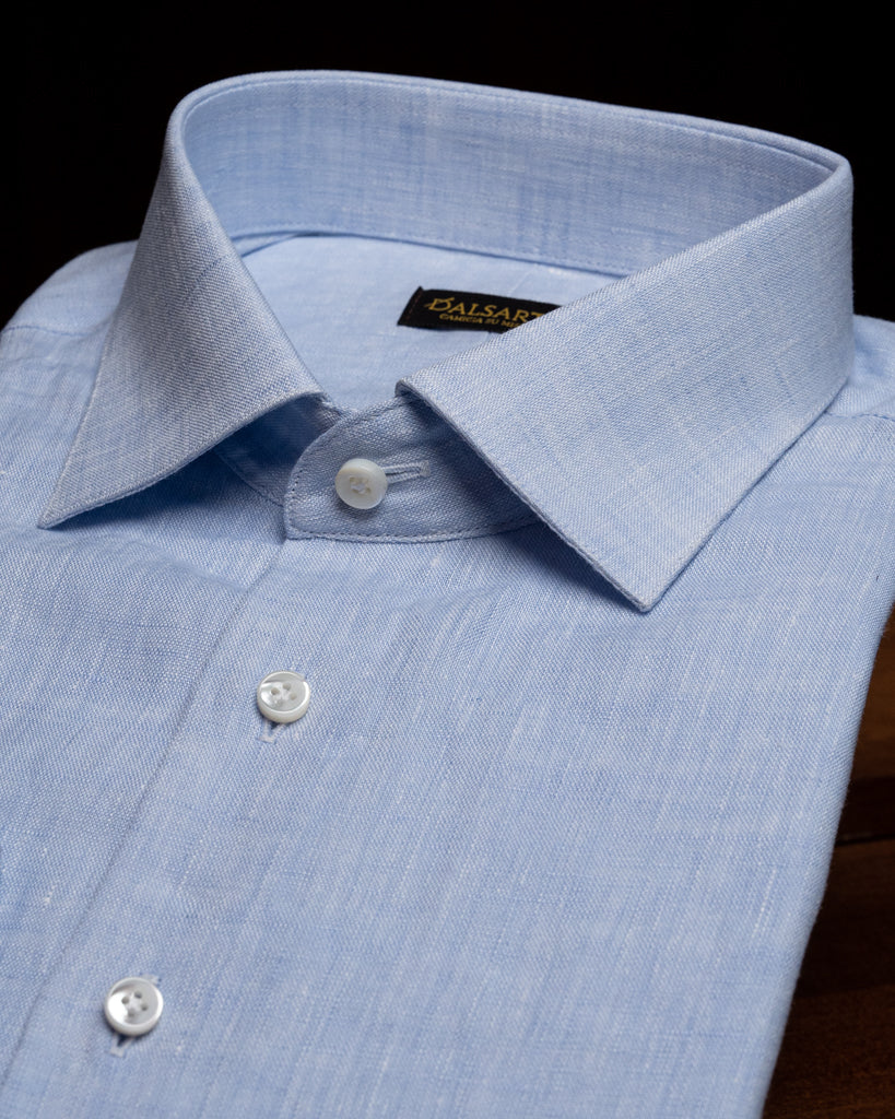 Bellini Light Blue Linen Shirt