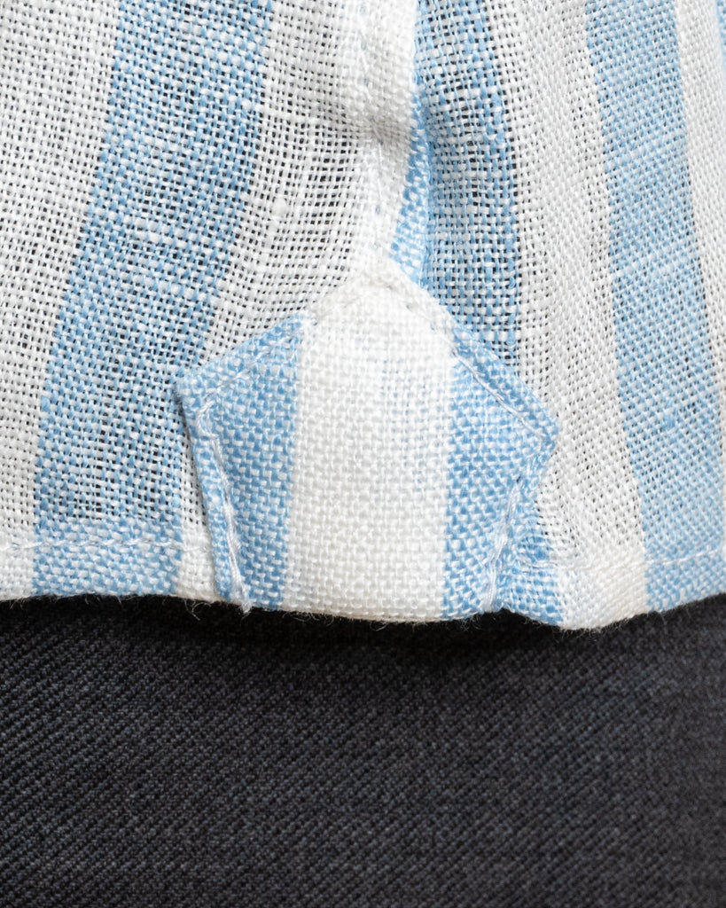 Camicia Button Down Bacchettata Azzurra