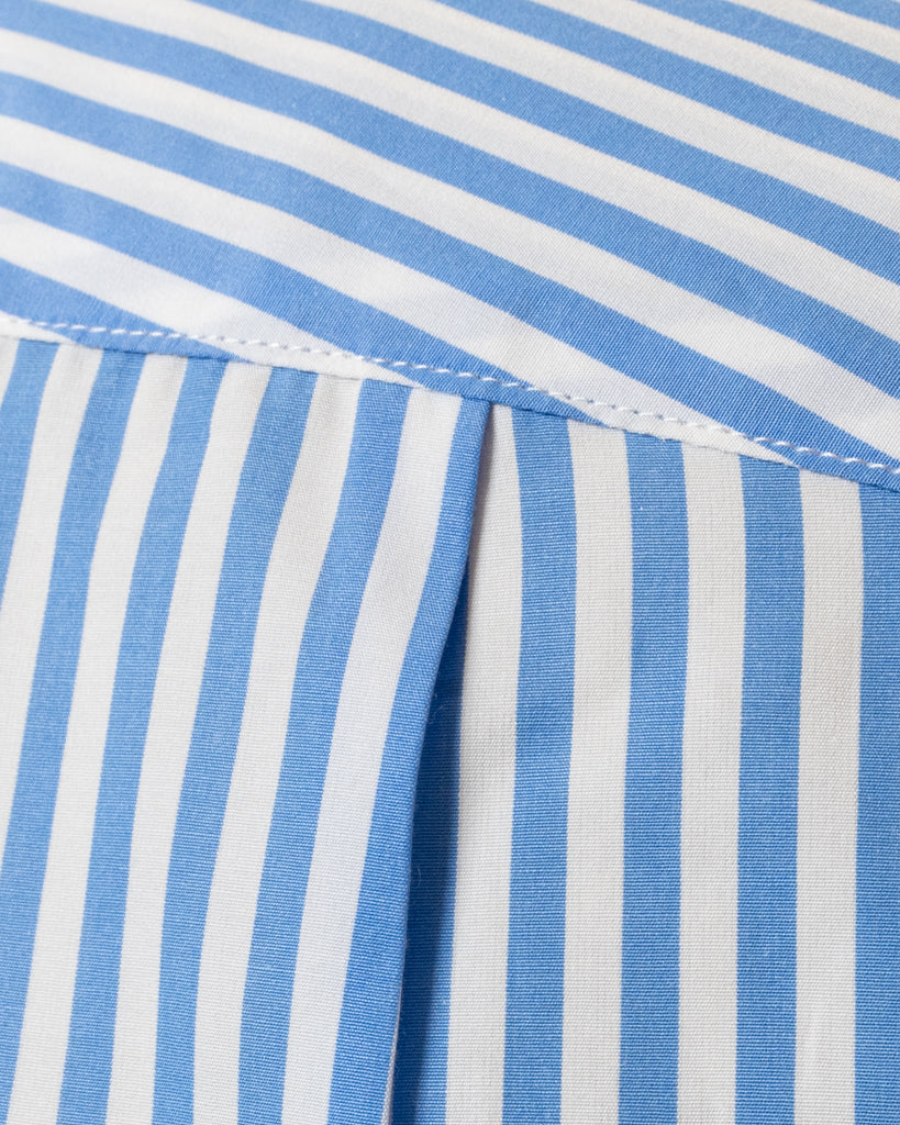 Bellini Striped Shirt Light Blue Stretch