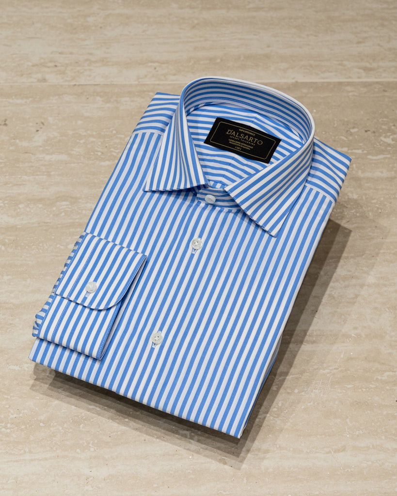 Camicia Bellini Azzurra Bacchettata