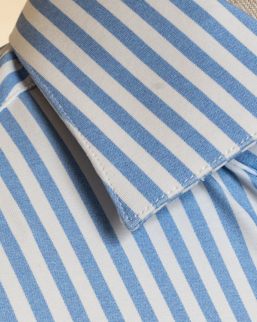 Camicia Bellini Azzurra Bacchettata