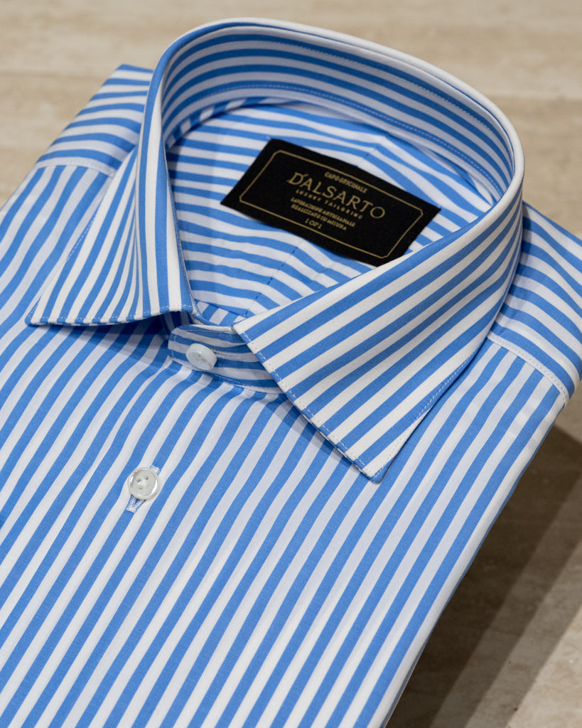 Camicia Bellini Azzurra Bacchettata