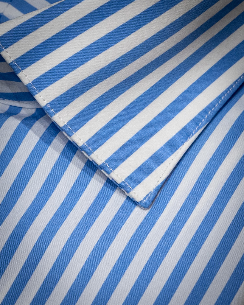 Camicia Bellini Azzurra Bacchettata