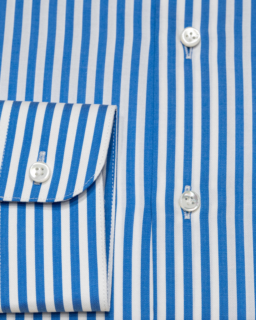 Camicia Bellini Bacchettata Azzurra e Bianca