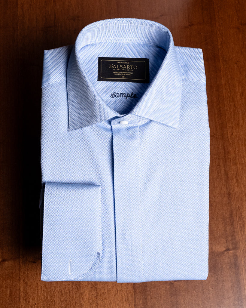 Camicia Bellini Piquet Azzurra