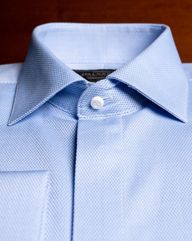 Camicia Bellini Piquet Azzurra