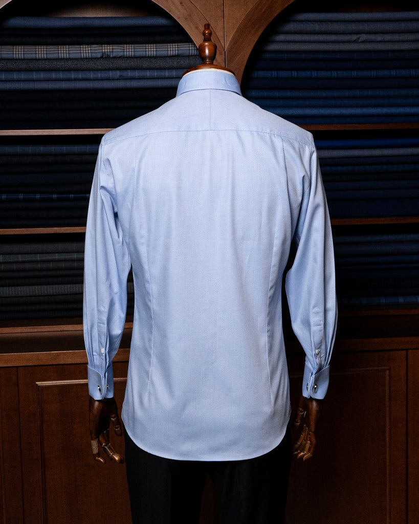 Camicia Bellini Piquet Azzurra