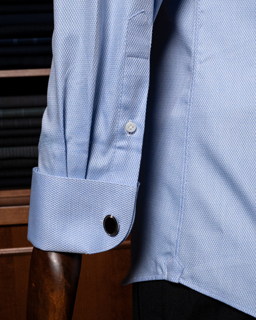 Camicia Bellini Piquet Azzurra