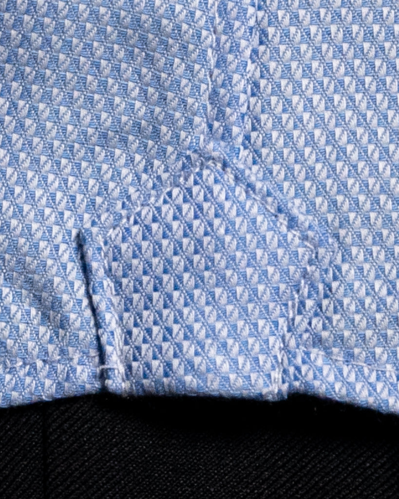 Camicia Bellini Piquet Azzurra
