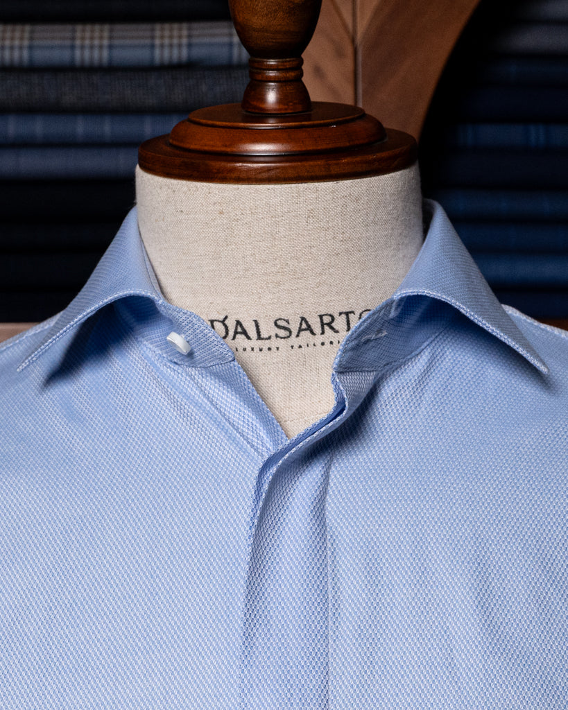 Camicia Bellini Piquet Azzurra