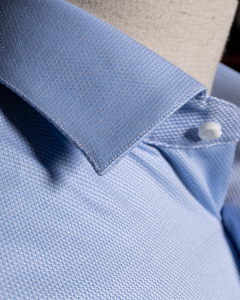 Camicia Bellini Piquet Azzurra
