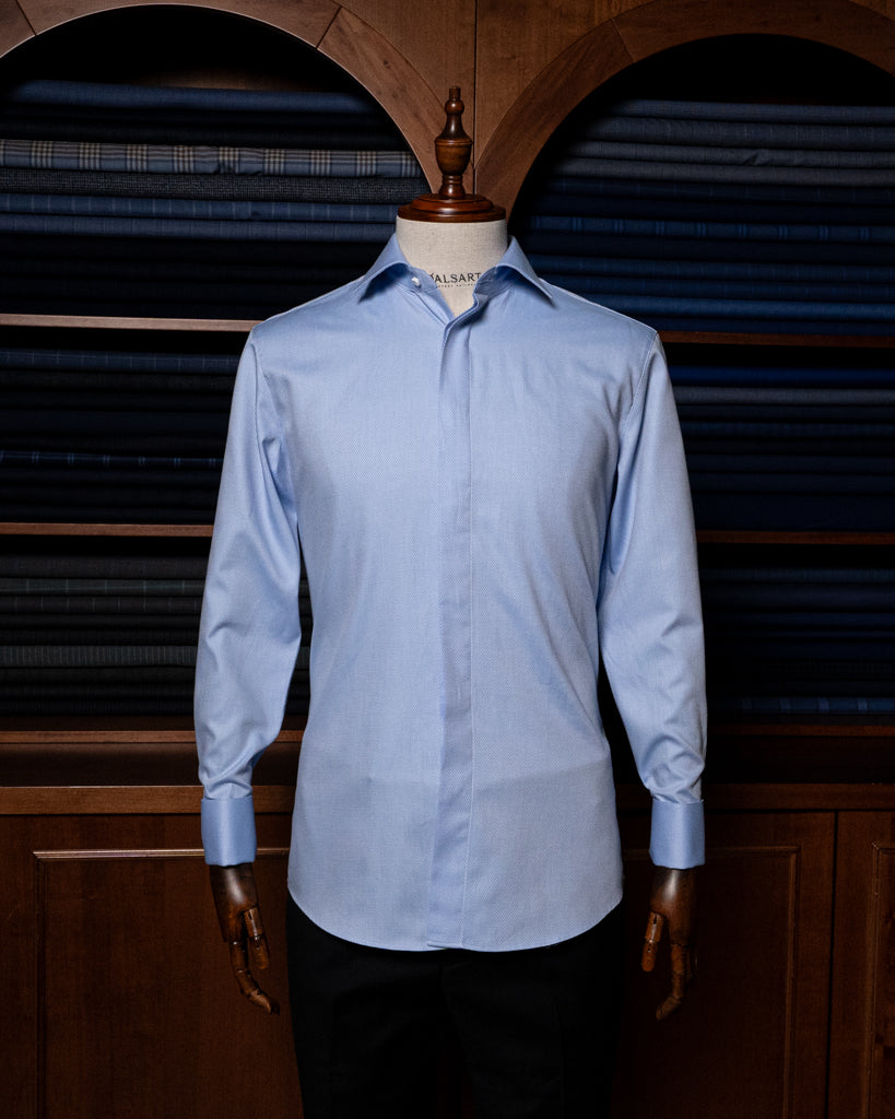 Camicia Bellini Piquet Azzurra