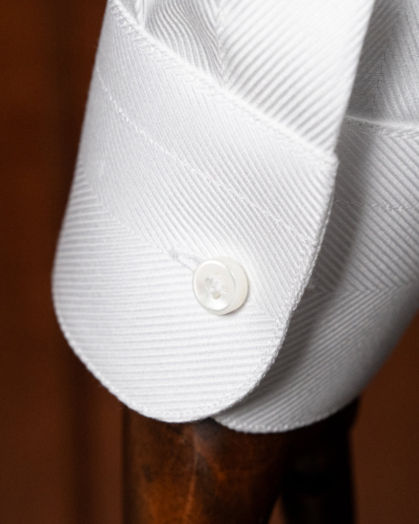 Camicia Bianca Twill Cerimonia