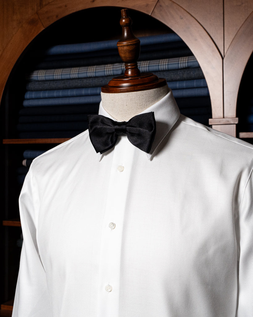Camicia Bianca Twill Cerimonia