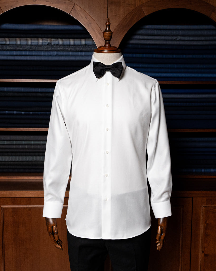 Camicia Bianca Twill Cerimonia