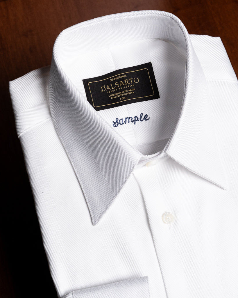 White Twill Ceremony Shirt