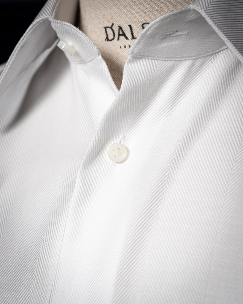 Camicia Bianca Twill Cerimonia
