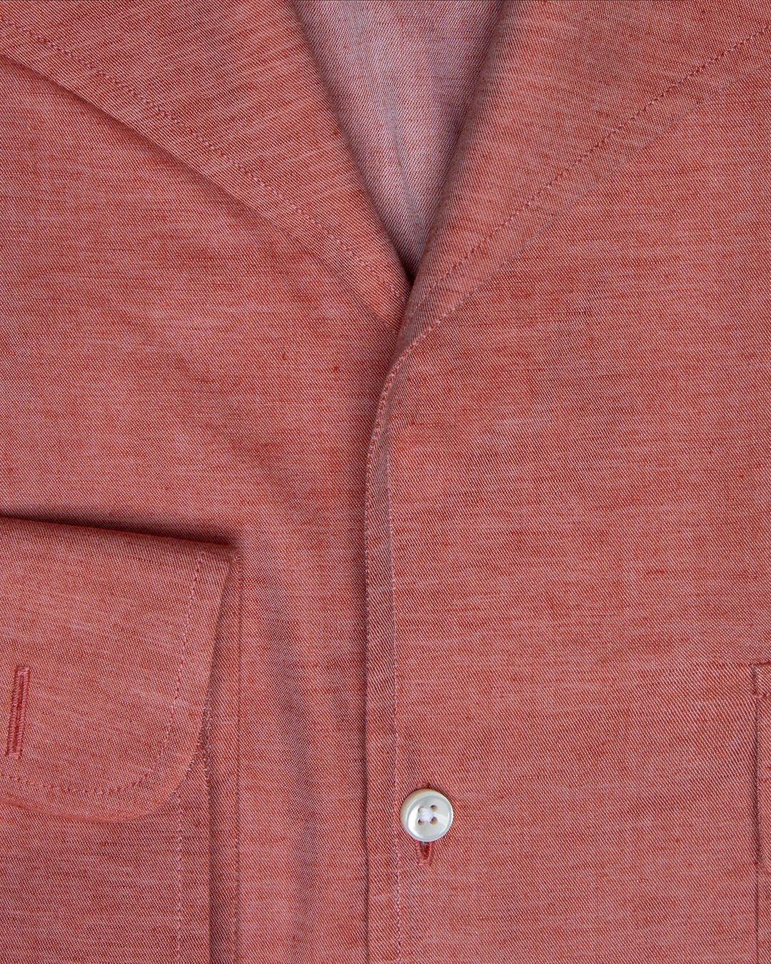 Camicia Capri Rosso Lino Cotone