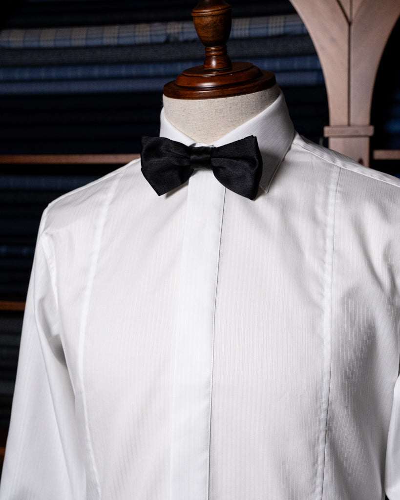 White Ceremony Shirt with Relief