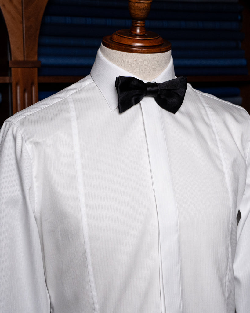 White Ceremony Shirt with Relief