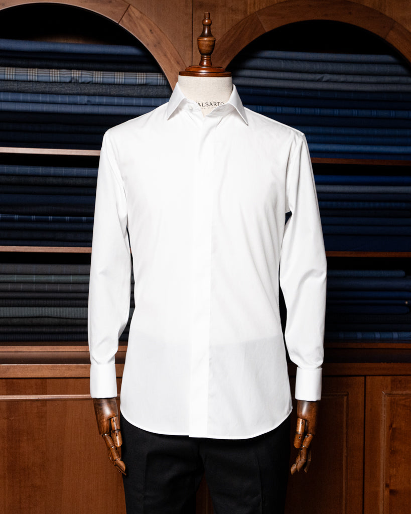 Camicia Cerimonia Bianco Latte