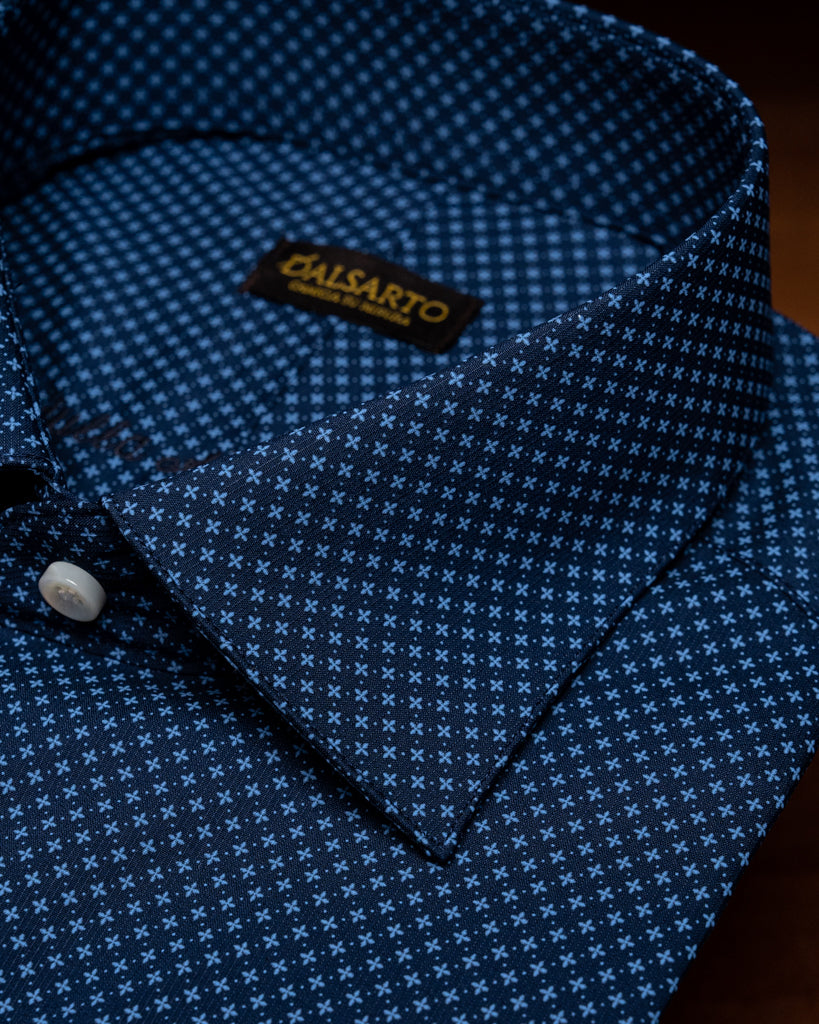 Camicia Fantasia Blu