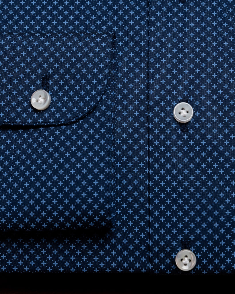 Camicia Fantasia Blu