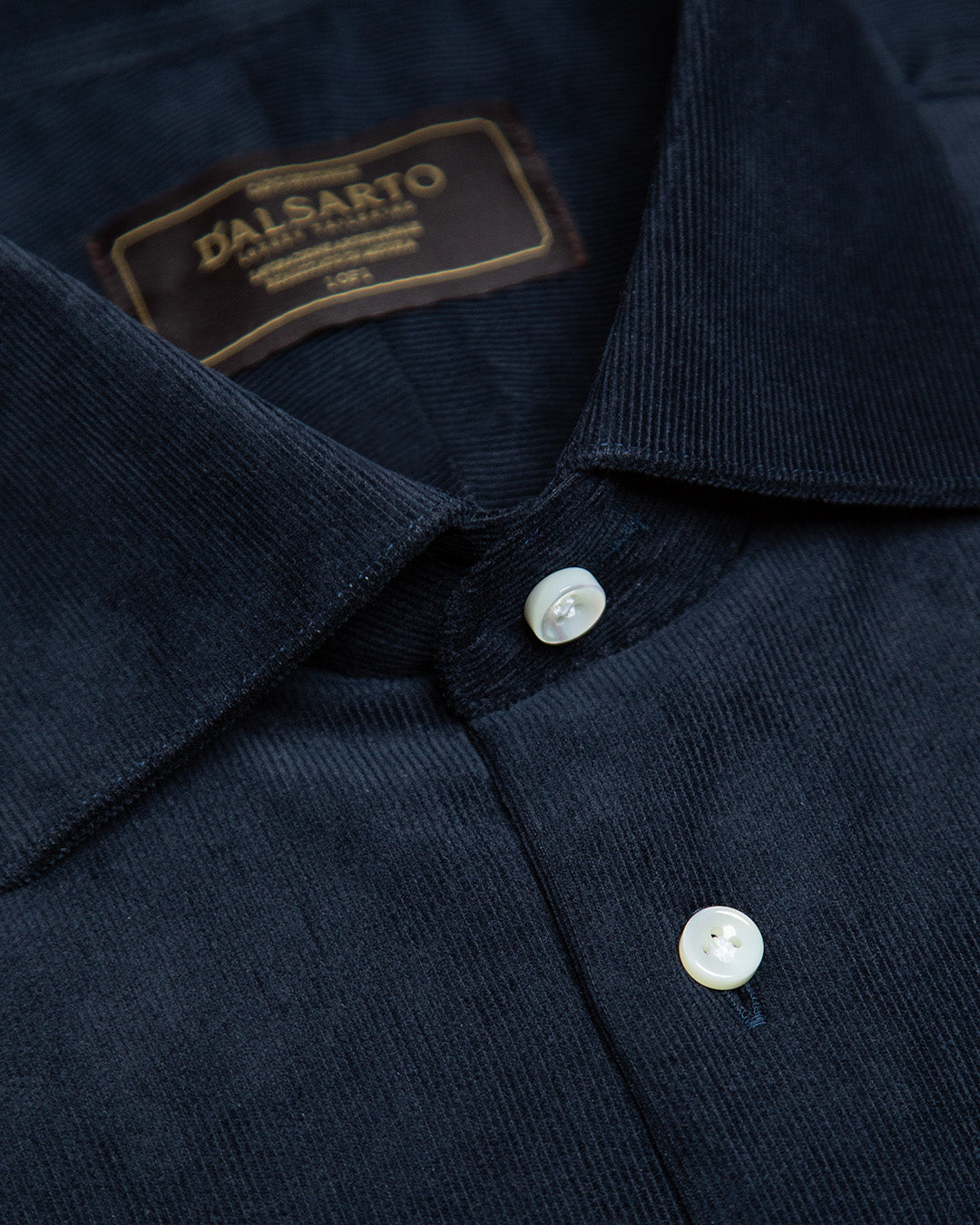 Camicia in Velluto Blu