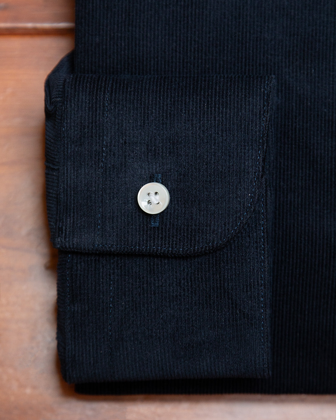 Camicia in Velluto Blu