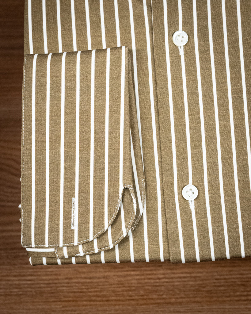 Camicia Marrone Bacchettata