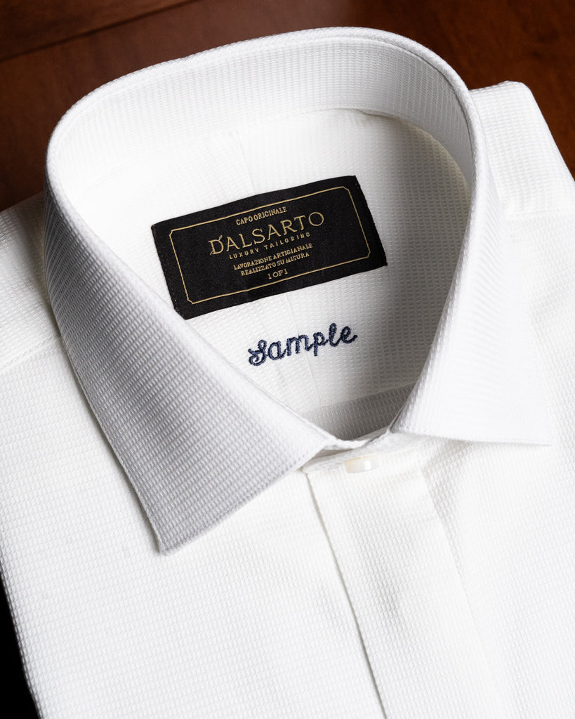 Camicia Oxford Bianca Cerimonia