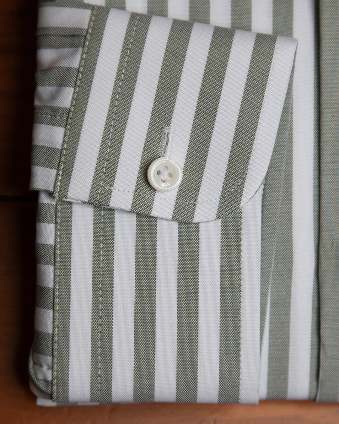 Green Striped Shirt