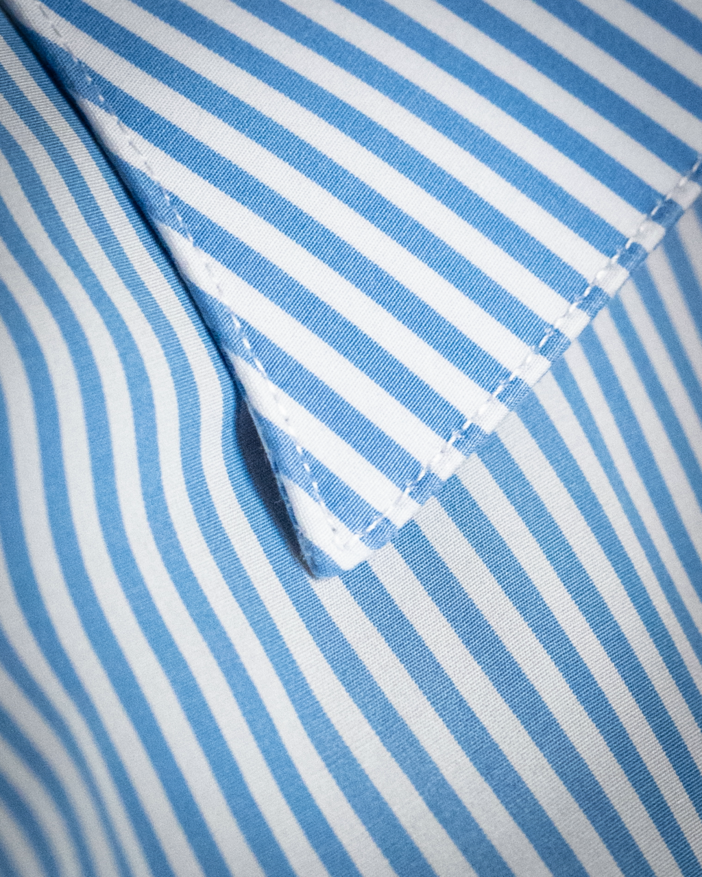 Bellini White and Light Blue Striped Shirt