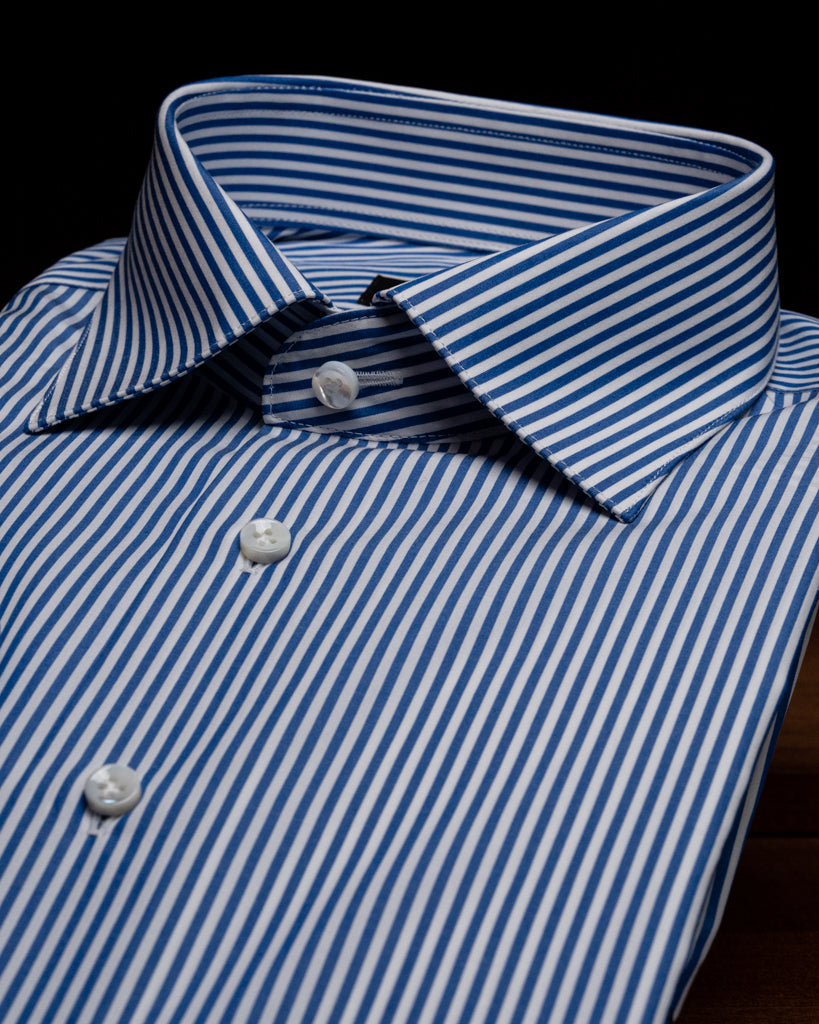 Camicia Bacchettata Blu