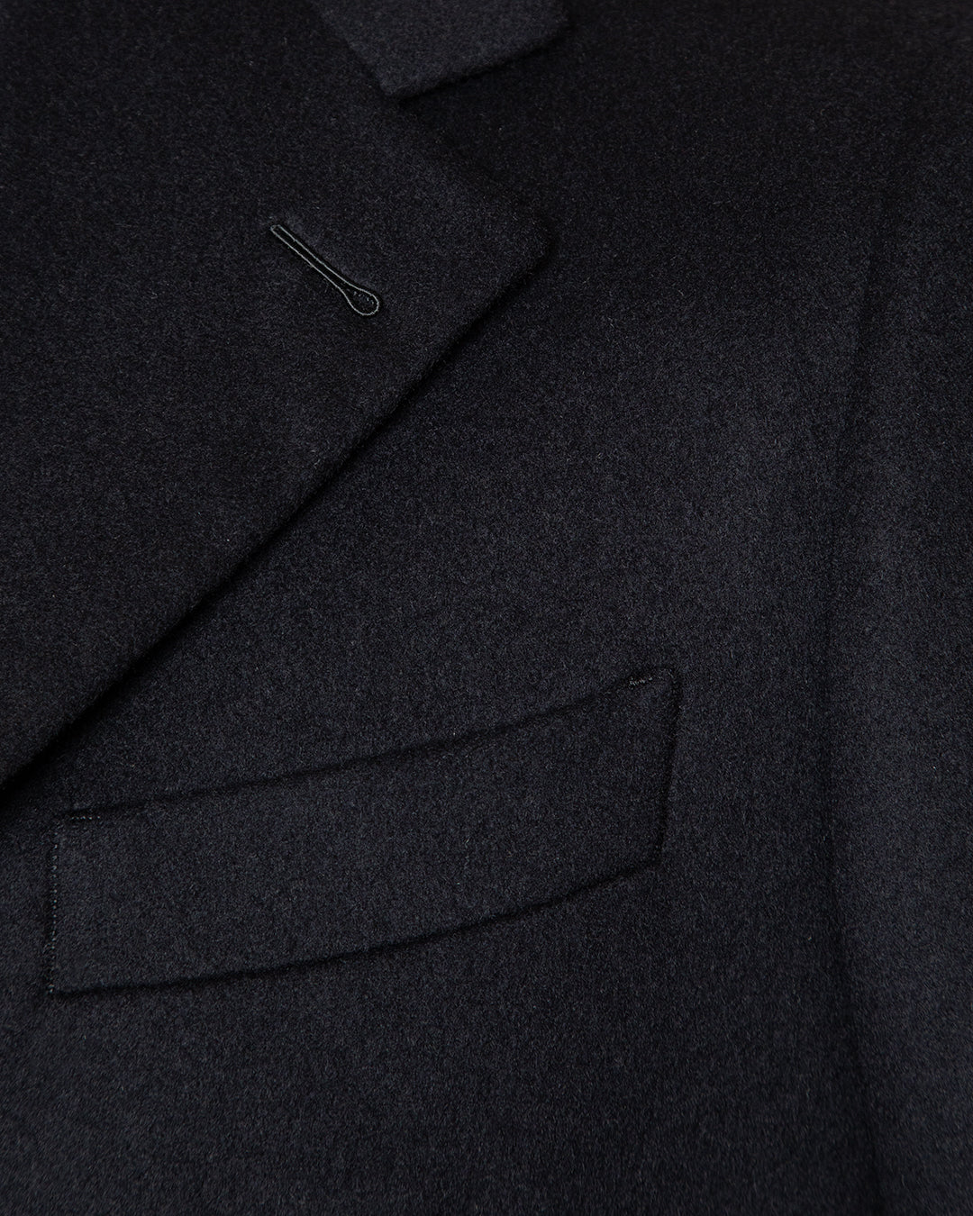 Blue Coat with Blanket Buttons