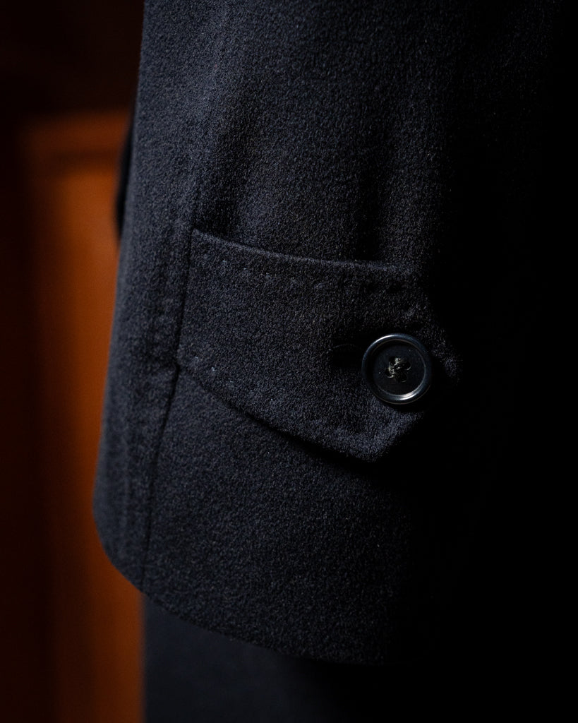 Cappotto Blu Notte Lana con Cinta